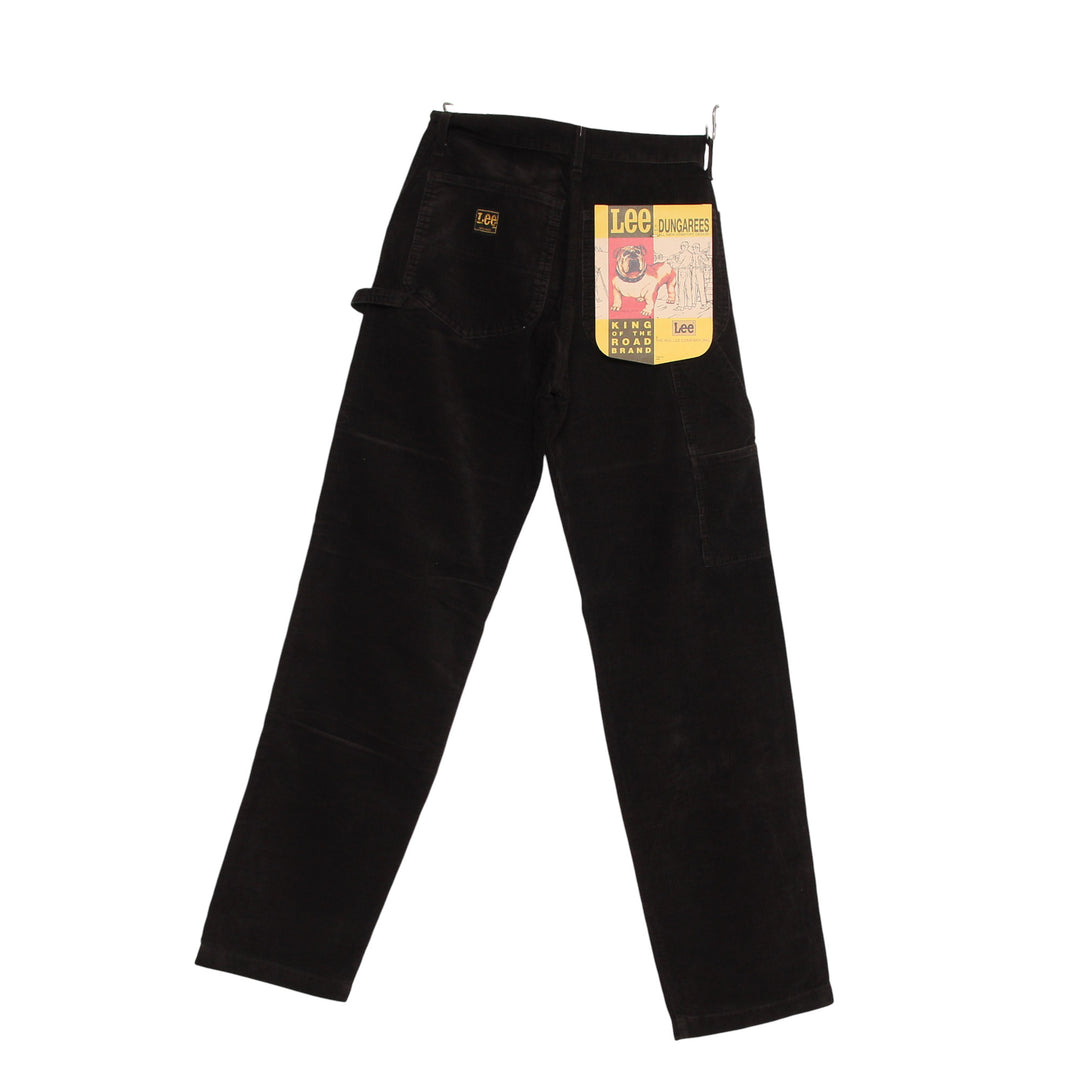 Lee Carpenter Jeans in Velluto Marrone W28 L34 Unisex Deadstock w/Tags