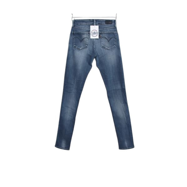 Levi's Demi Curve Mid Rise Skinny jeans denim W25 L32 donna