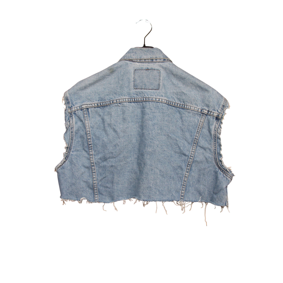 Levi's Gilet di Jeans Denim Taglia M Unisex