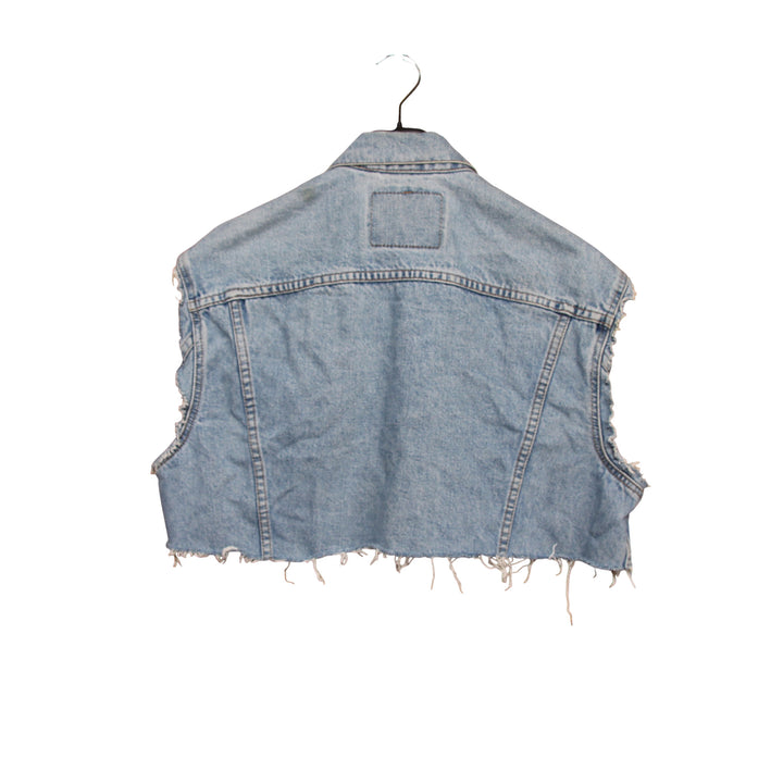 Levi's Gilet di Jeans Denim Taglia M Unisex