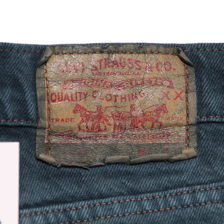 Levi's Jeans Vintage Verde W34 L32 Uomo Made in USA