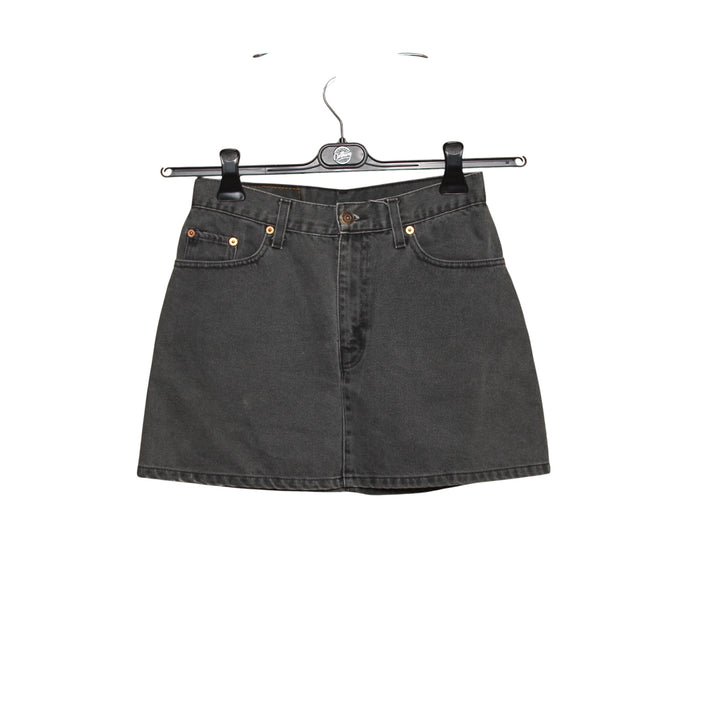 Levi's Orange Tab 820-02 Gonna di Grigio Denim W30 Donna