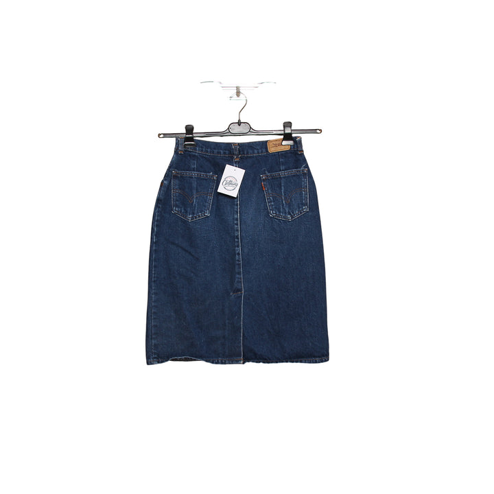 Levi's Orange Tab 852 0217 Gonna di Jeans Denim W32 Donna