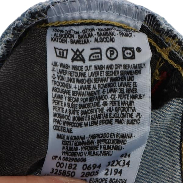 Levi's engineered 694 jeans denim W32 L34 uomo