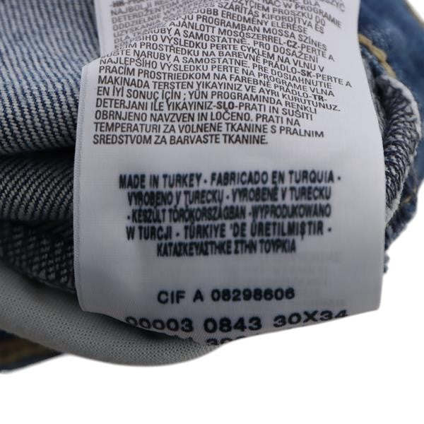 Levi's engineered 843 jeans denim W30 L34 uomo