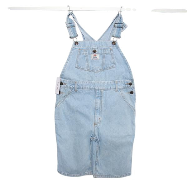 Levi's White Tab salopette di jeans denim taglia 10y bambino