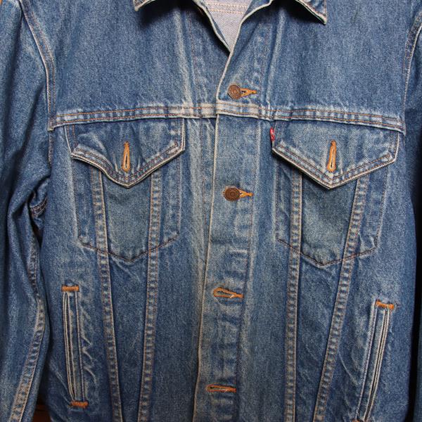 Levi's giacca di jeans denim taglia M uomo made in USA