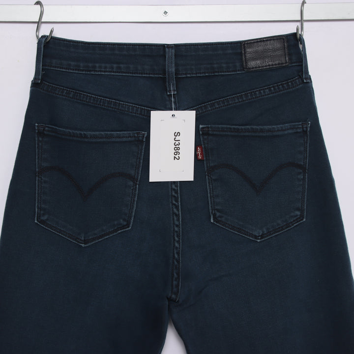 Levi's hight rise skinny W27 L32 jeans in denim blu da donna