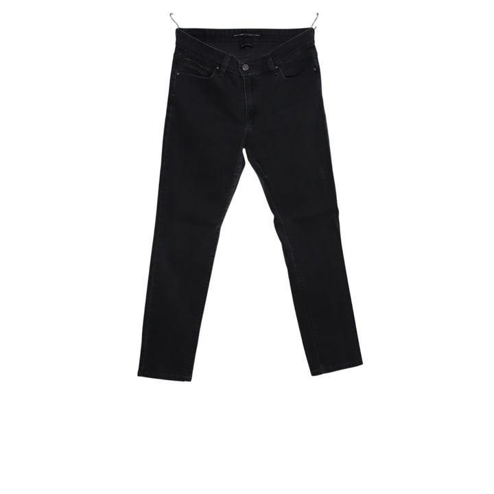Levi's mid rise skinny W29 jeans in denim nero da donna