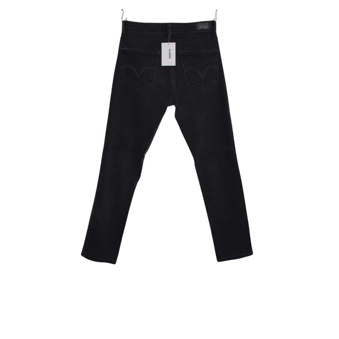 Levi's mid rise skinny W29 jeans in denim nero da donna