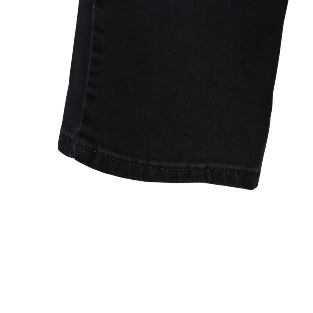 Levi's mid rise skinny W29 jeans in denim nero da donna