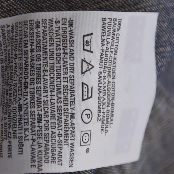 Levi salopette di jeans denim taglia XS unisex