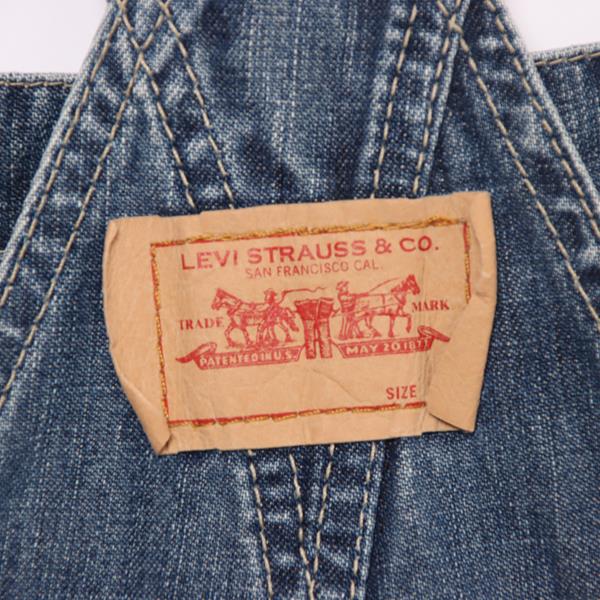 Levi salopette di jeans denim taglia XS unisex