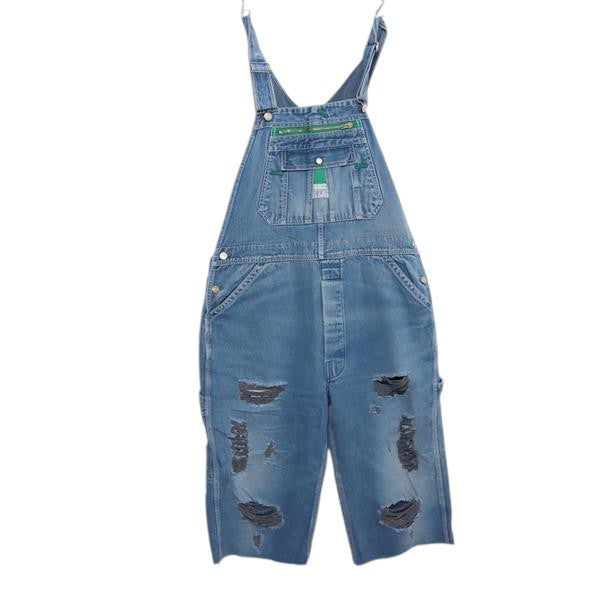 Liberty salopette di jeans custom denim taglia XL uomo