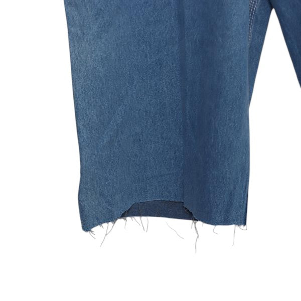 Liberty salopette di jeans custom denim taglia XL uomo