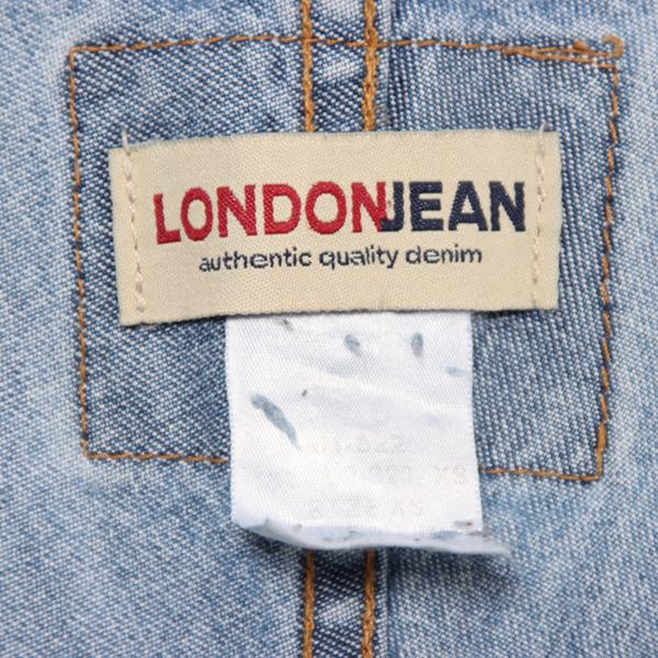 London Jean salopette di jeans custom denim taglia XS unisex