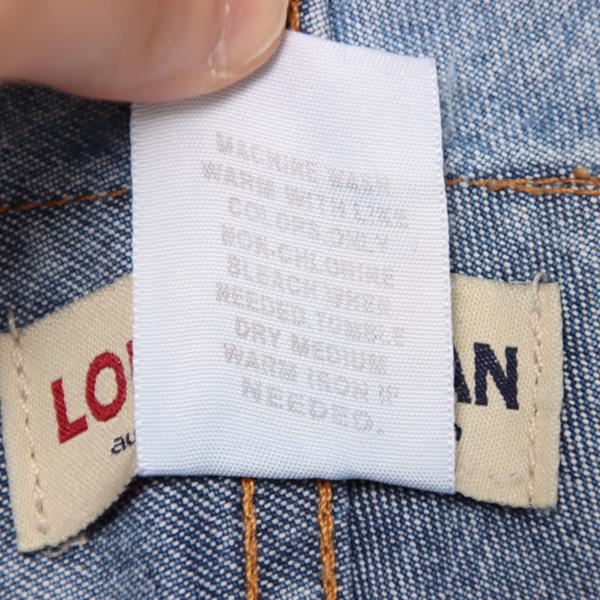 London Jean salopette di jeans custom denim taglia XS unisex