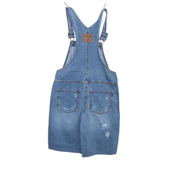 London Jean salopette di jeans custom denim taglia XS unisex