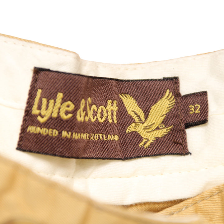 Lyle and Scott Bermuda Beige W32 Uomo Deadstock w/Tags