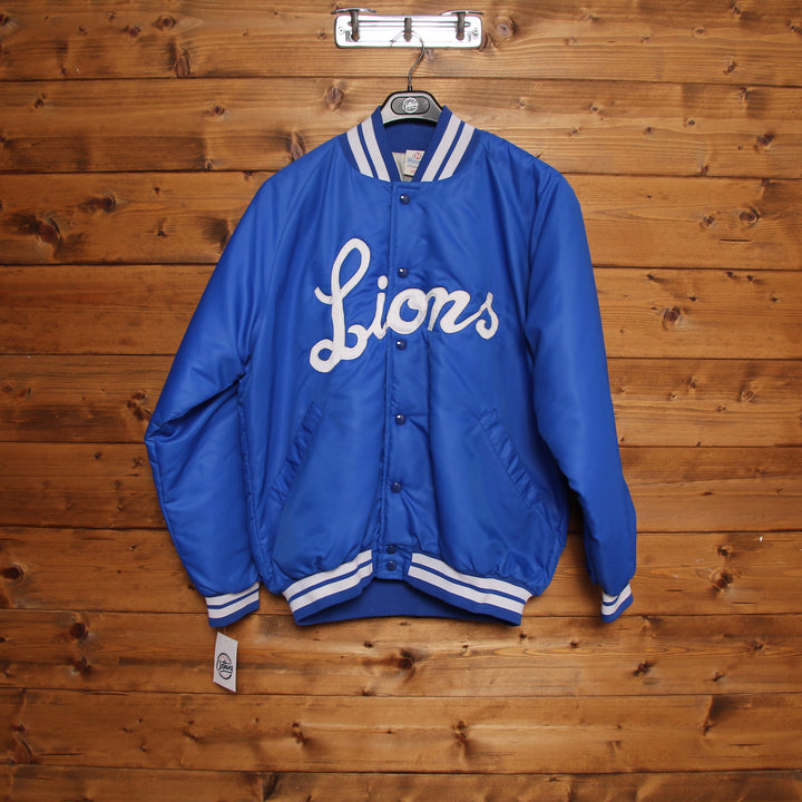 Macron Varsity Jacket Blu Taglia L Unisex