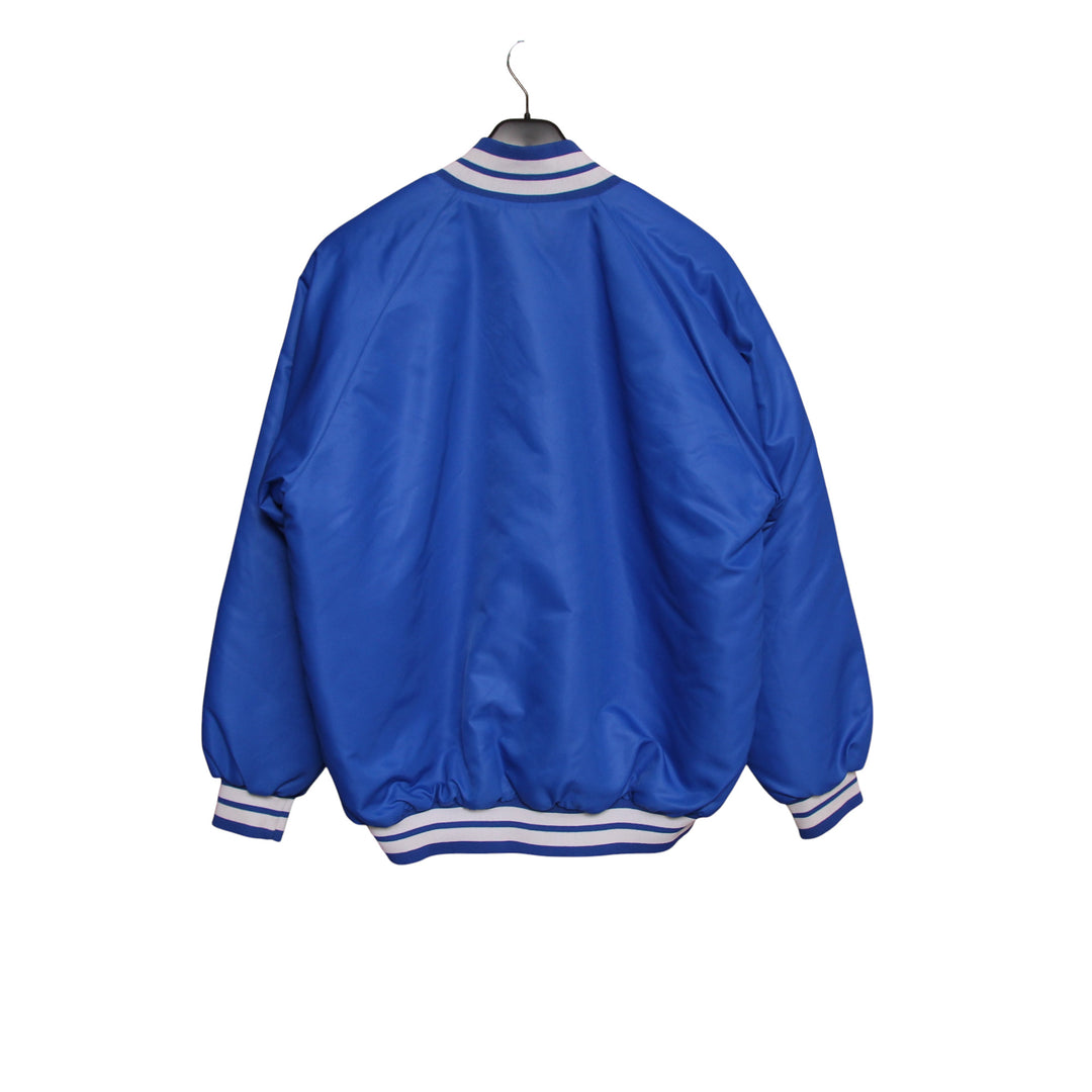 Macron Varsity Jacket Blu Taglia L Unisex