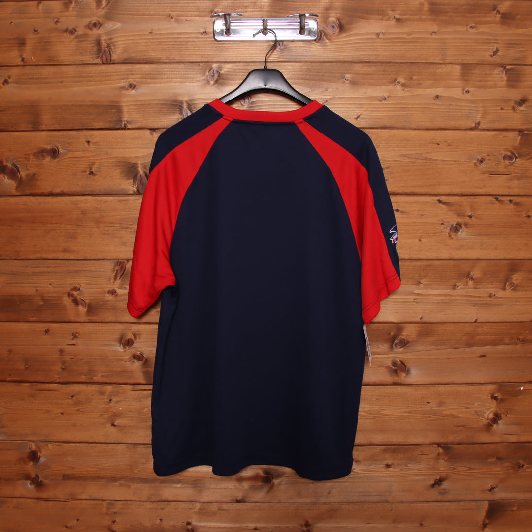 Majestic Athletic T-Shirt Boston Red Sox Blu e Rossa Taglia XL Uomo