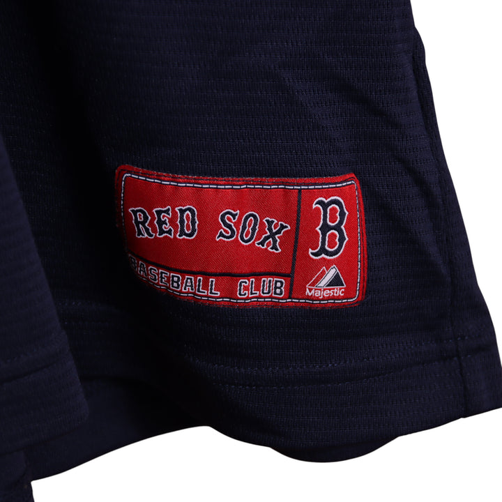 Majestic Athletic T-Shirt Boston Red Sox Blu e Rossa Taglia XL Uomo