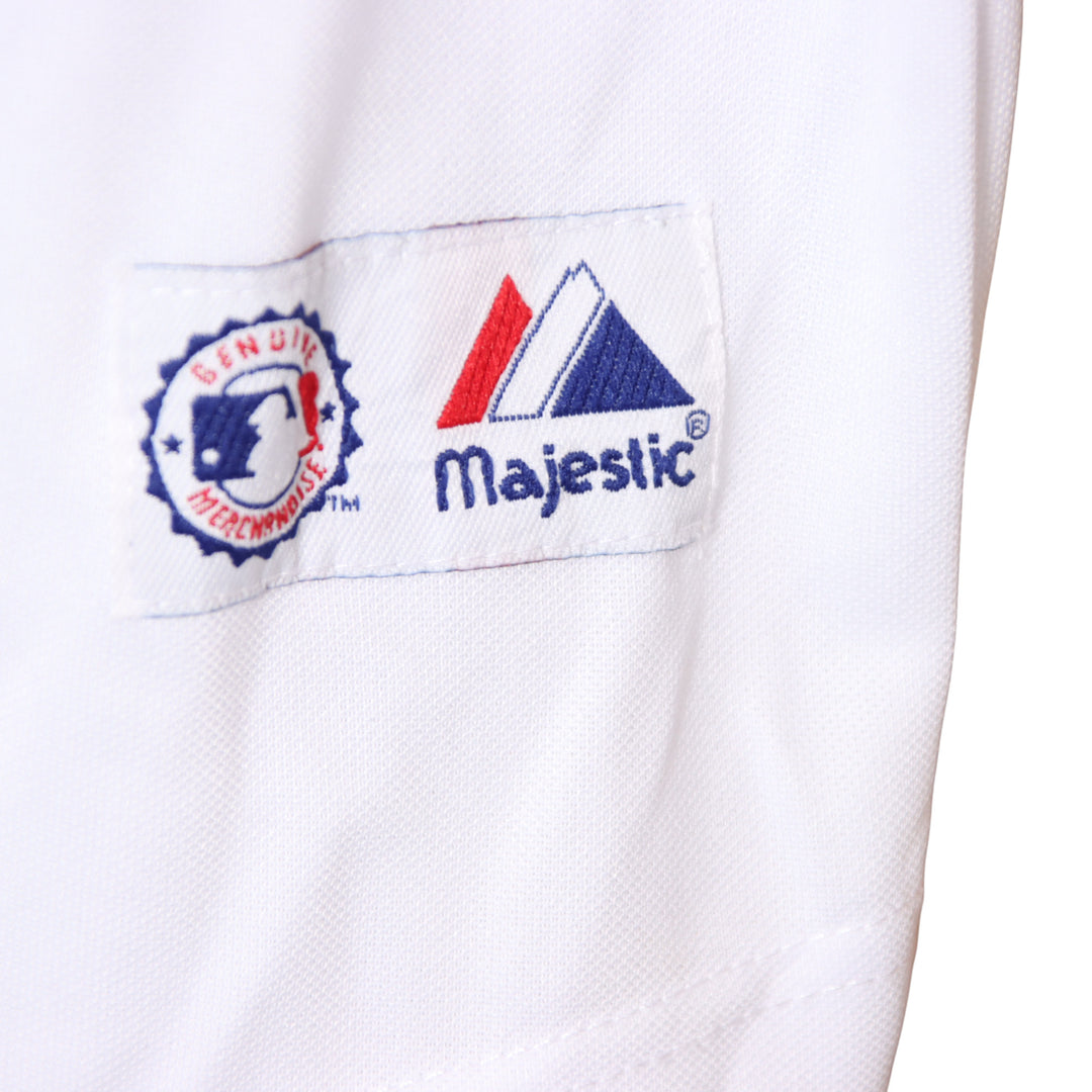 Majestic Boston Red Sox Maglia da Baseball Bianca Taglia M Uomo