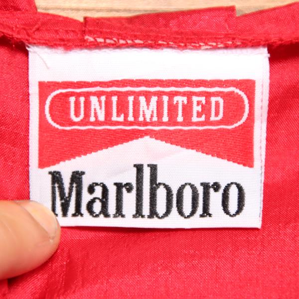 Marlboro giacca impermeabile vintage rossa taglia XL Uomo