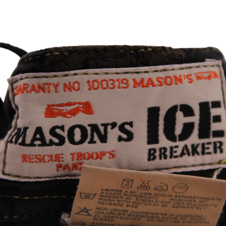 Mason's Bermuda Nero Taglia 54 Uomo Deadstock