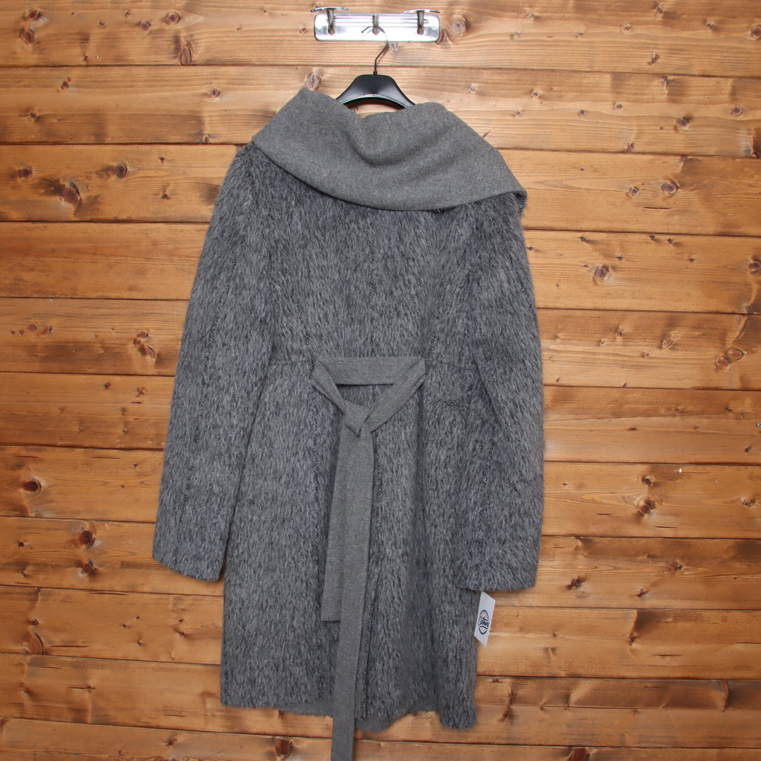 Max Mara Cappotto Grigio Taglia 46 Donna Hand Made