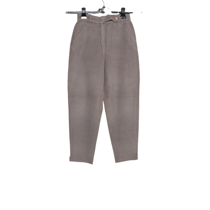Max Mara Weekend W26 jeans in velluto beige da donna