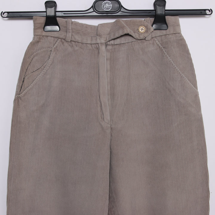 Max Mara Weekend W26 jeans in velluto beige da donna