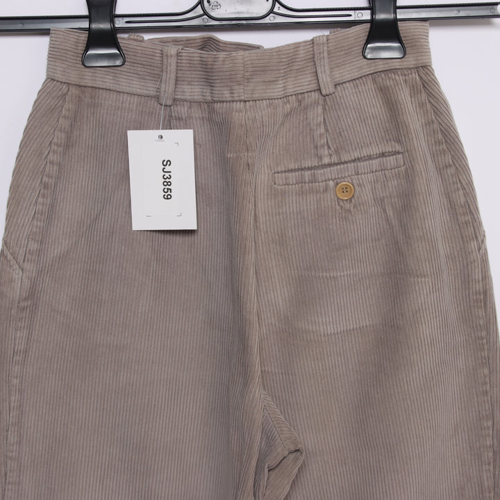 Max Mara Weekend W26 jeans in velluto beige da donna