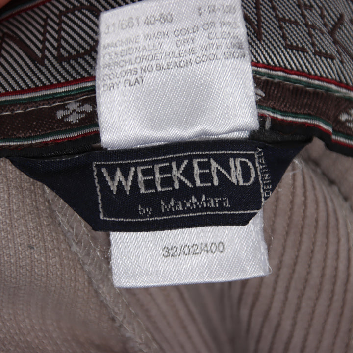 Max Mara Weekend W26 jeans in velluto beige da donna