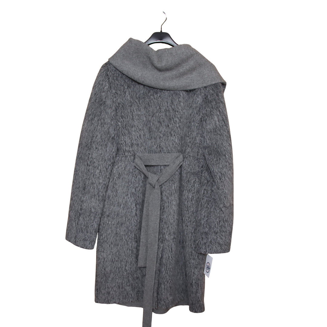 Max Mara Cappotto Grigio Taglia 46 Donna Hand Made