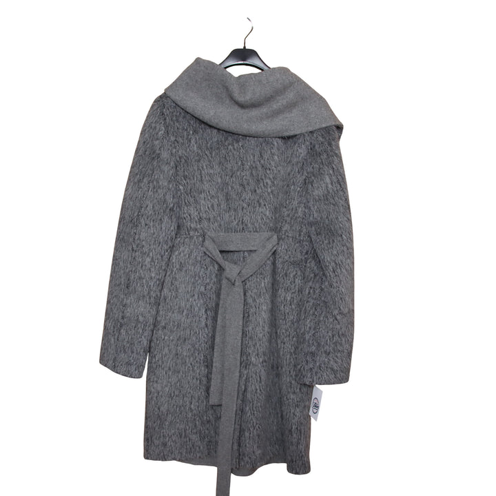 Max Mara Cappotto Grigio Taglia 46 Donna Hand Made