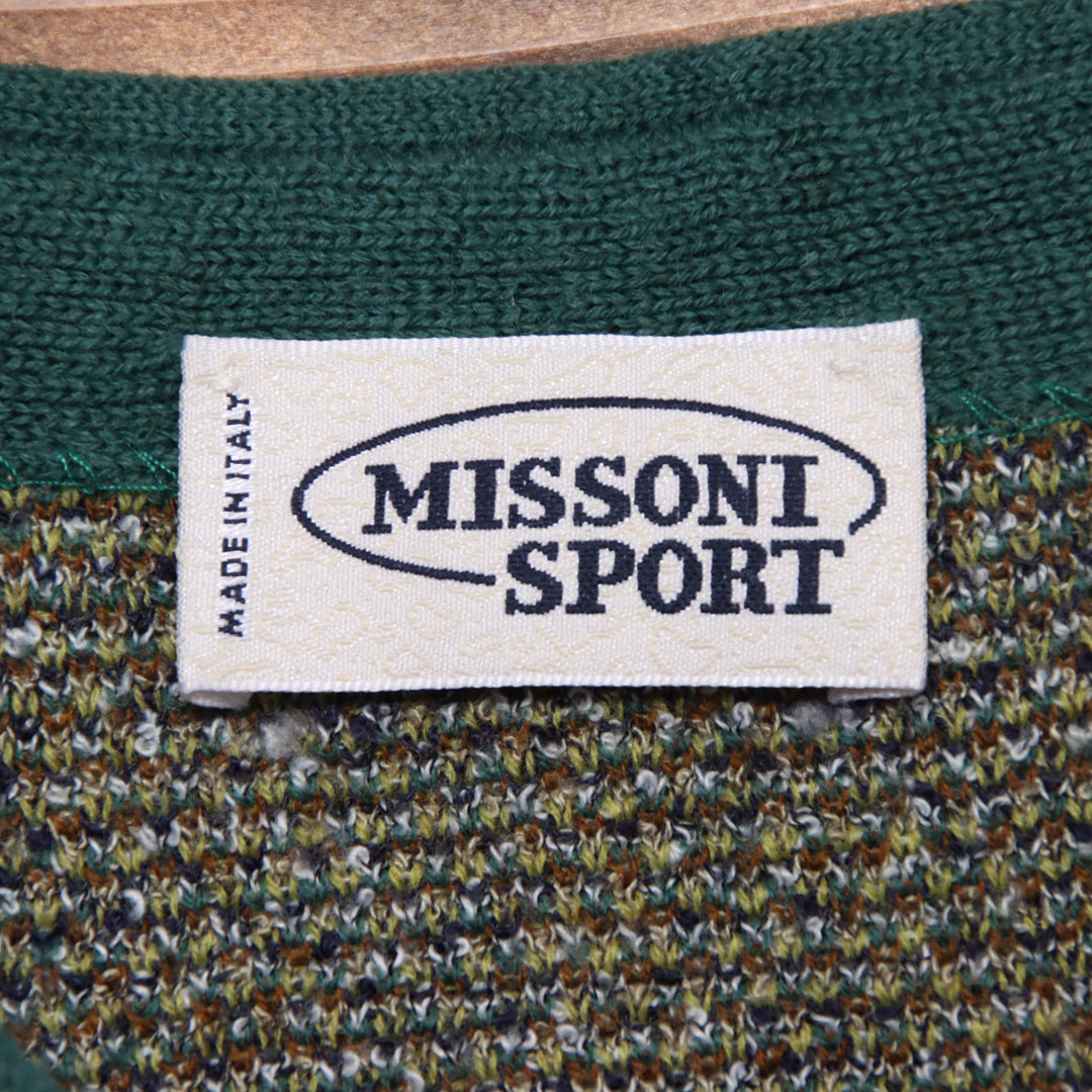 Missoni Sport Cardigan Vintage Multicolore Taglia 42 Donna