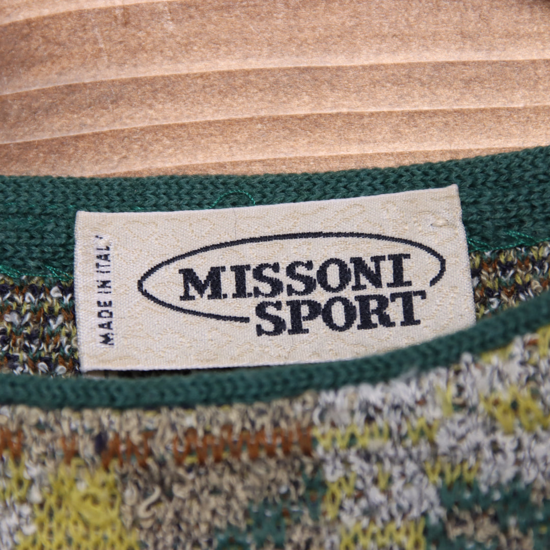 Missoni Sport Maglione Vintage Multicolore Taglia 42 Unisex