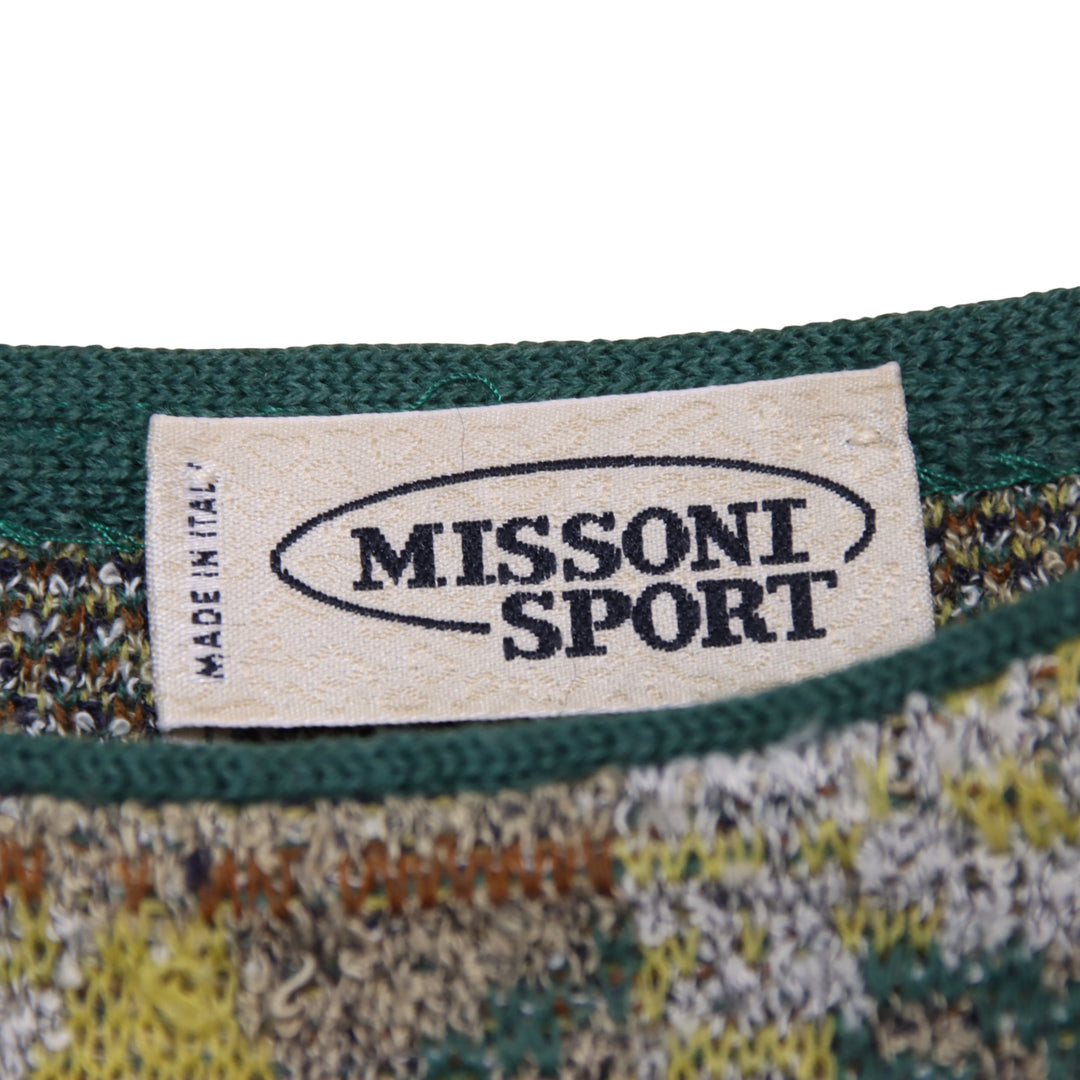 Missoni Sport Maglione Vintage Multicolore Taglia 42 Unisex