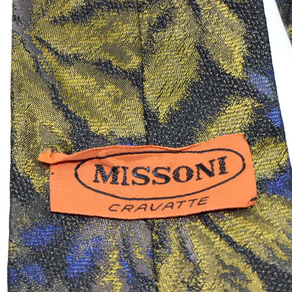Missoni cravatta multicolore con fantasia in seta uomo