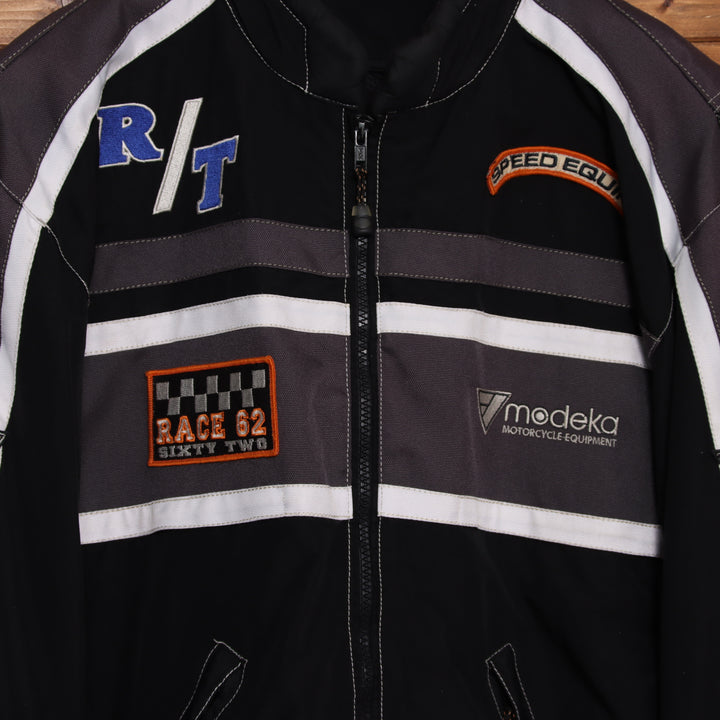 Modeka Outback Giacca da Moto Racing Nera Taglia L Uomo