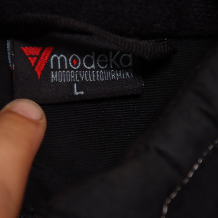 Modeka Outback Giacca da Moto Racing Nera Taglia L Uomo