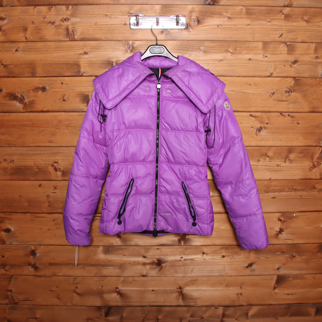 Moncler Giubbotto Viola Taglia XL Donna