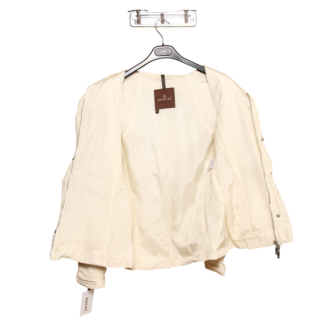 Moncler Giacca Bianco Taglia 46 Donna