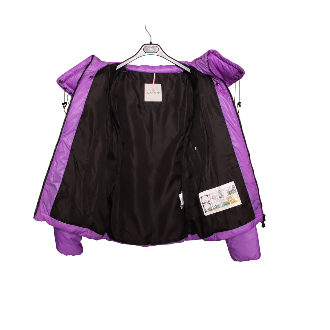 Moncler Giubbotto Viola Taglia XL Donna
