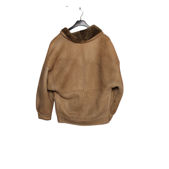 Montone a giacca beige taglia L uomo