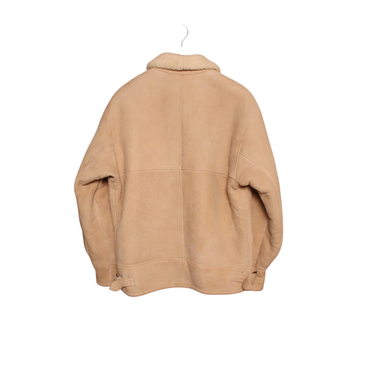 Montone vintage beige taglia 48 uomo