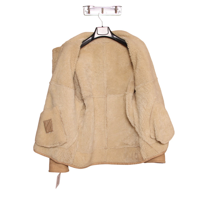 Montone vintage beige taglia 48 uomo