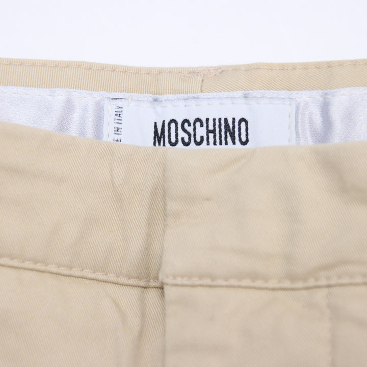 Moschino Regular Fit Jeans Beige Taglia 50 Donna